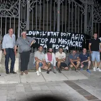 La FDSEA et les JA mènent une action anti-loup