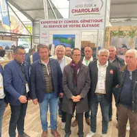 La délégation du département de l'Allier en visite au Sommet de l'élevage