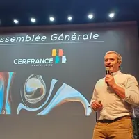 Thierry Bouchet président de Cerfrance Haute-Loire lors de l'AG du 5 décembre à Vals-près-Le-Puy.