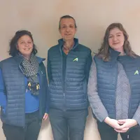 Christelle Sallard, Paul Abouling et Sabine Pacquet, conseillers transmission à la Chambre d’agriculture de l’Allier.