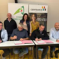 signature du partenariat entre Cerfrance Terre d'Allier et la Chambre d'agriculture de l'Allier