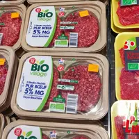 rayon steak haché bio en GMS