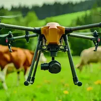 En élevage, les drones peuvent servir à localiser des animaux égarés, détecter des vêlages et des comportements anormaux, estimer la pousse de l'herbe