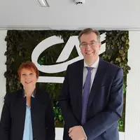 Chantal Debost, présidente du CACF et Frédéric Baraut, directeur général ont dressé le bilan d'activité de la banque, à la veille de l'assemblée génér
