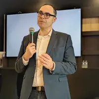 Jean-François Aléo, directeur de l'entreprise de services du numérique Ouidou, a été invité à expliquer comment la data et l'intelligence artificielle