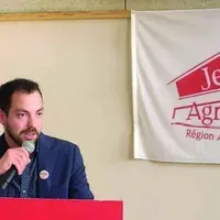 Guillaume Léger, éleveur laitier de Haute-Savoie a été élu président de Jeunes agriculteurs Auvergne-Rhône-Alpes, lors de l’assemblée générale du vend