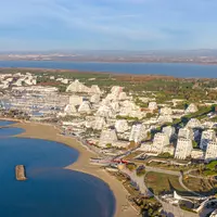 vue aérienne de La Grande Motte