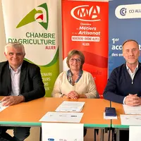 les représentants des 3 Chambres consulaires de l'Allier