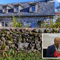 Un Gite dans le Cantal et en médaillon, le directeur de Protourisme