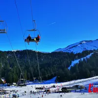 station de ski et télésiège