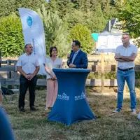 Lionel Chauvin, Président du Conseil départemental du Puy-de-Dôme, et Marie-Anne Marchis, Vice-présidente en charge du tourisme, des Grands Sites et d