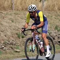 Éric Boudet  lors de la course de Boussac Bourg dans la Creuse le 15 août 2025.