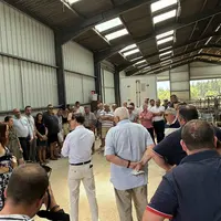 rencontre JA03 et préfet de l'Allier à Cressanges