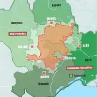 le territoire classé s'étend sur 3 000 km2