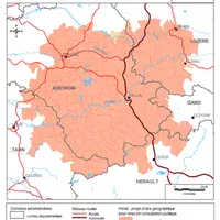 A REFAIREProjet d'aire géographique de l'AOP Pérail. © Inao