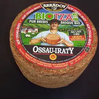 Fromage Ossau-Iraty au lait cru bio de la Fromagerie des bergers de Saint-Michel. © DR