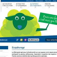 (Peut-être ne garder que le mouton sans l'enrobage du site et le détourer...) © Rouen Métropole