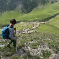 Le berger vit au rythme du troupeau.  © R. Leconte