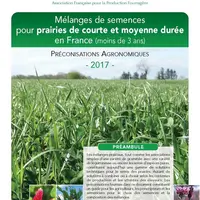 Le guide donne des choix d'espèces en fonction de l'usage et de la durée prévus.  © AFPF