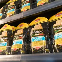 Le pecorino rapé met en avant les producteurs italiens. © A. Dazet