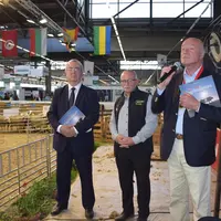 Jean-Pierre Limousin, le président du Ceser de Nouvelle-Aquitaine, Dominique Graciet, le président de la chambre régionale d’agriculture et Alain Rous
