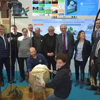 L’Association pour le mondial de tonte de moutons (AMTM), ici lors du dernier SIA, a su mobiliser des collectivités territoriales et des partenaires p