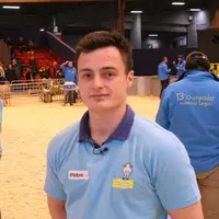 Édouard a également participé à la finale des 13e Ovinpiades lors du salon de l'agriculture 2018. © B. Morel