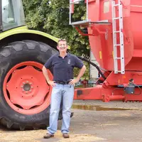 Patrick Gaudin, 400 brebis et 110 ha de cultures dans la Vienne. © B. Griffault