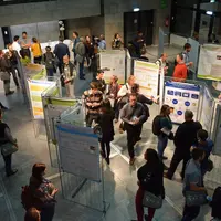 Posters et présentations orales informaient le monde de la recherche et du développement des ruminants.  © D. Hardy