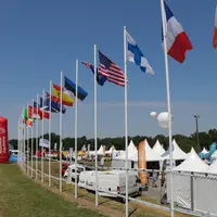 34 nations étaient représentées pour ce mondial, un record dans l'histoire de la tonte. © B. Morel