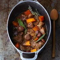 Navarin d’agneau à la châtaigne et au potiron © J.-F. Mallet/Interbev