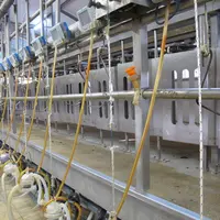 La salle de traite est dotée d’équipements Afimilk. © J.-Y. Blanchin