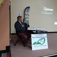 Jean-Luc Chauvel présidait  sa dernière assemblée générale à la tête  de ROM Sélection. © F. Tahon