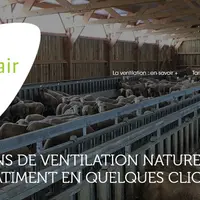 Le logiciel Shelt-air est coédité par l'Institut de l'élevage et Eternit. © Idele