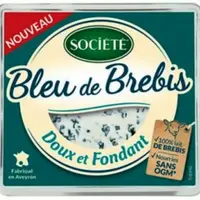 L'emballage ne changera mais l'étiquette du Bleu de brebis devrait être modifiée pour mettre moins en avant la marque et davantage le nom du produit.