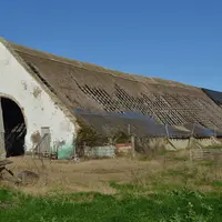 L’une des dernières bergeries avec une couverture de roseau de Camargue devrait être rénovée cet été puis occupé par un éleveur et son troupeau. Ici e