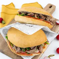 Pain bagnat à l’effiloché d’agneau
