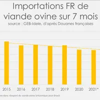 Source : GEB - Institut de l’Élevage d'après les Douanes françaises