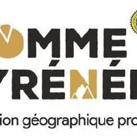 Le nouveau logo de la tomme des Pyrénées IGP intègre les notions de convivialité avec la part qui se détache, les deux couleurs font référence aux cro
