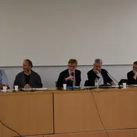 Claude Font, Secrétaire générale de la FNO, Jean-David Abel, de France nature environnement, Marc Fesneau, Ministre de l’Agriculture et de la Souverai