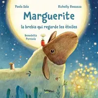 Marguerite la brebis qui regarde les étoiles