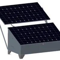 La pompe solaire permet d'acheminer de l'eau d'un point d'eau à l'abreuvoir au pâturage sans faire de travaux pour une installation électrique.