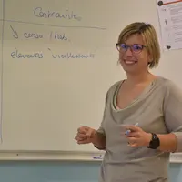 Catherine Falcoz, professeur du CSO de Mirecourt.