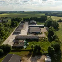 vue aérienne du lycée agricole de St Pouange
