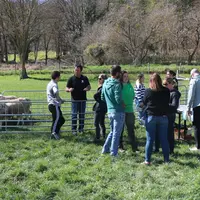 Atelier nouvelles technologies à la journée technique ovine de Carmejane, le 27 mars 2025.