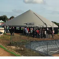 Visite de l'installation de méthanisation au Gaec du Clos de la Pierre dans les Côtes-d'Armor.