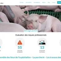 Une centaine d'éleveurs sont équipés de l'application Captain Risk. © Captain Risk