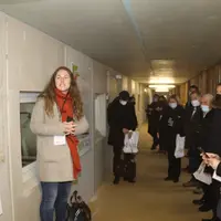 Constance Drique a présenté les résultats de valorisation de fourrages protéiques par les porcs de la station de Crécom.