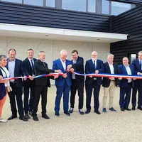 Guillaume Roué, l'ancien président du groupement, a inauguré le nouveau siège d'Evel'Up à Plouédern dans le Finistère.
