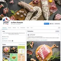 La page Facebook du Porc français est suivie par 44 000 followers.